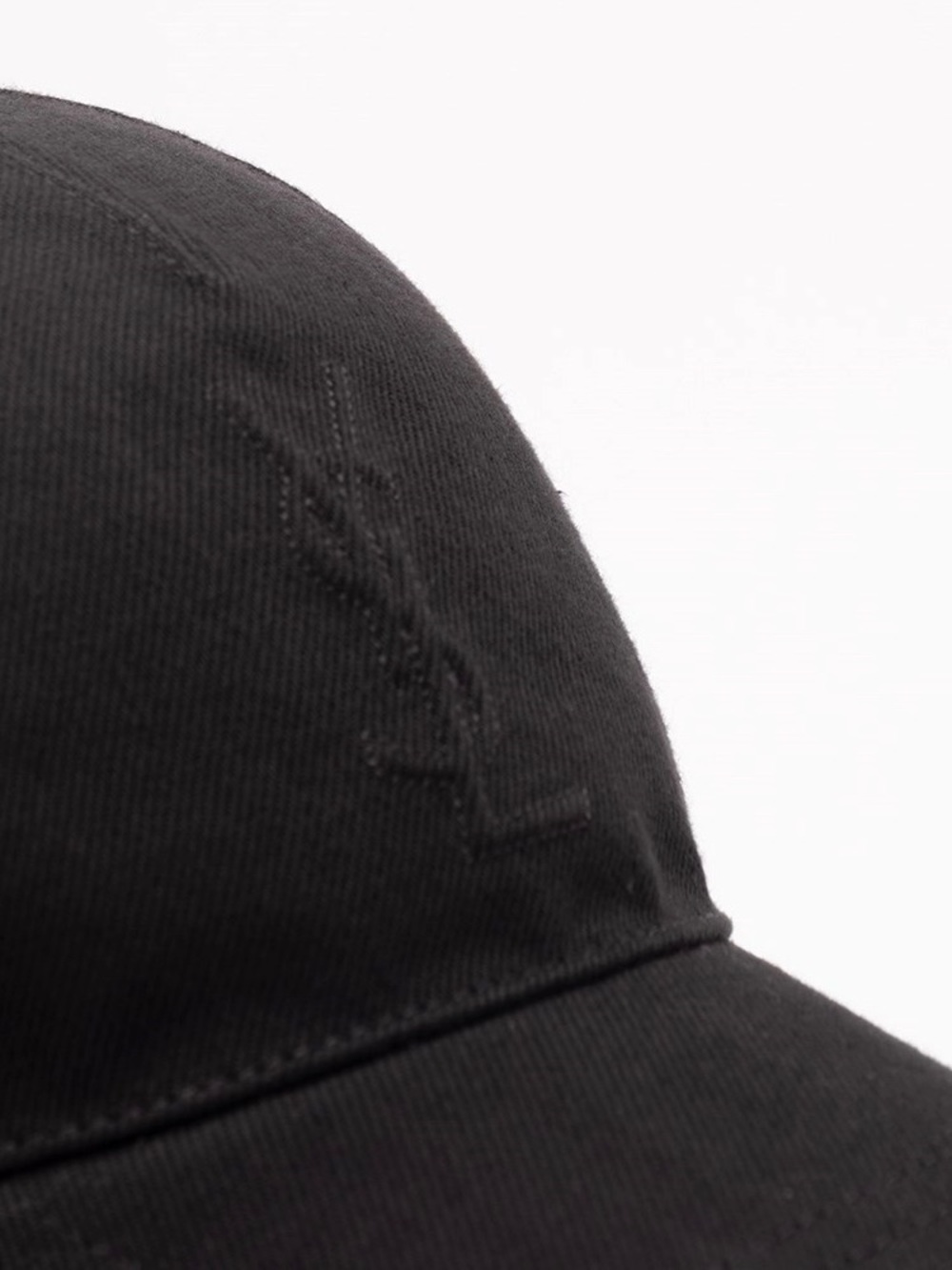 SAINT LAURENT YSL logo embroidered baseball hat cap - Picture 2 of 4